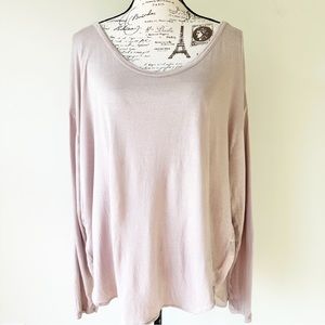 Old Navy long sleeve keyhole Icelandic Mine top